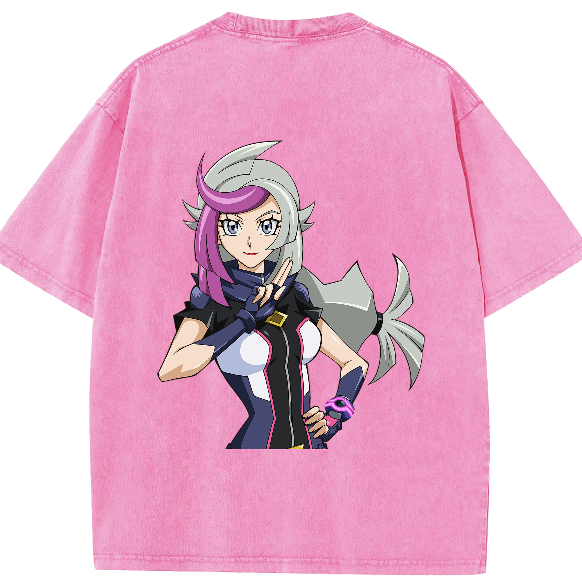 （画像用） 遊☆戯☆王 Yu-Gi-Oh! 綿100% ヴィンテージ風 半袖Tシャツ（背面プリント）